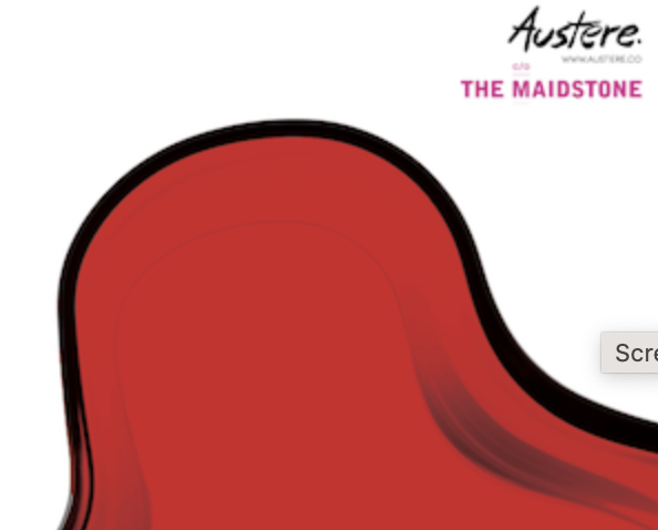 Austere catalog for c/o The Maidstone